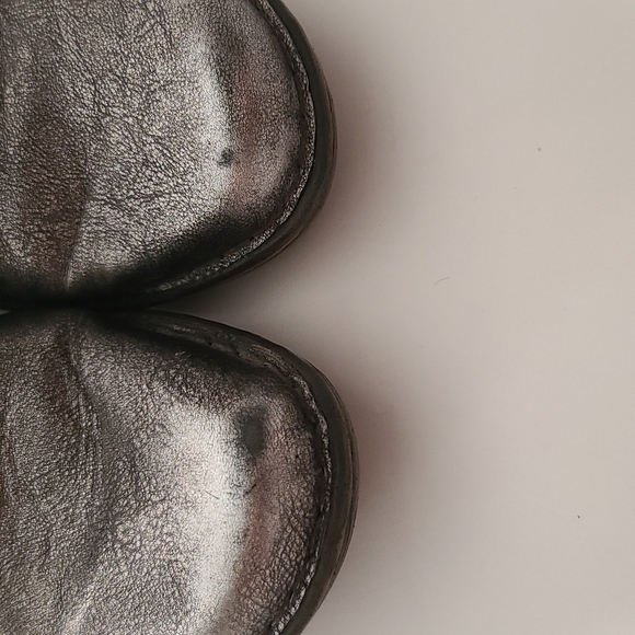 Josef Seibel metallic comfort shoe gray brown pewter size 38 size 7 - 7.5 - Picture 8 of 8